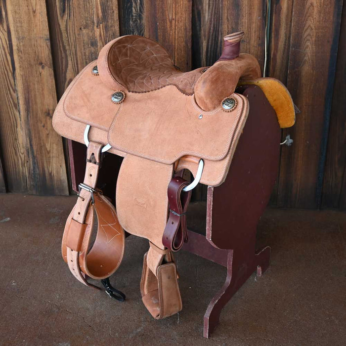 14" CACTUS CALF ROPING SADDLE Saddles - New CACTUS SADDLERY