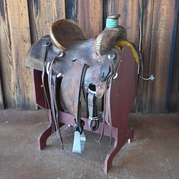 13.5" USED HEART OF TEXAS RANCH SADDLE