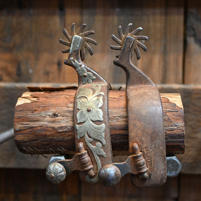 Kerry Kelley Silver Mounted Spurs