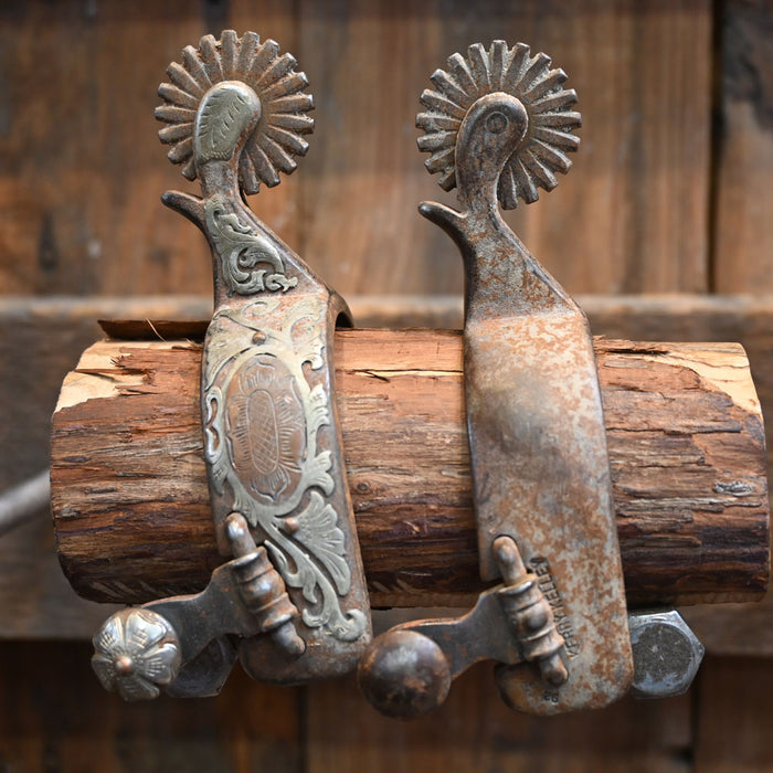 Kerry Kelley Silver Mounted 20pt Spurs