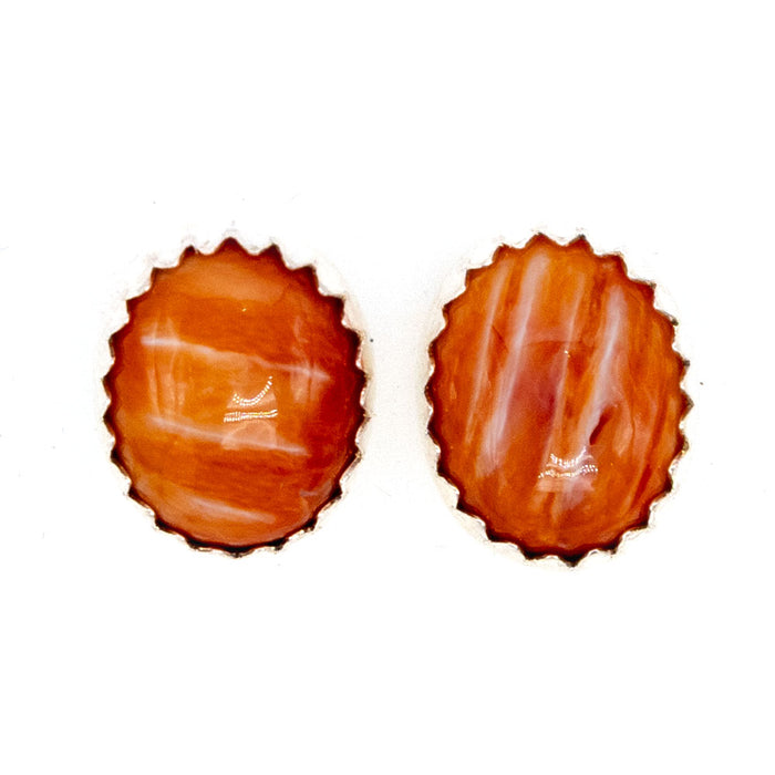 Spiny Oyster Stud Earrings WOMEN - Accessories - Jewelry - Earrings Sunwest Silver