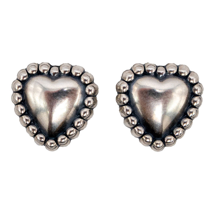Sterling Heart Stud Earrings WOMEN - Accessories - Jewelry - Earrings Sunwest Silver