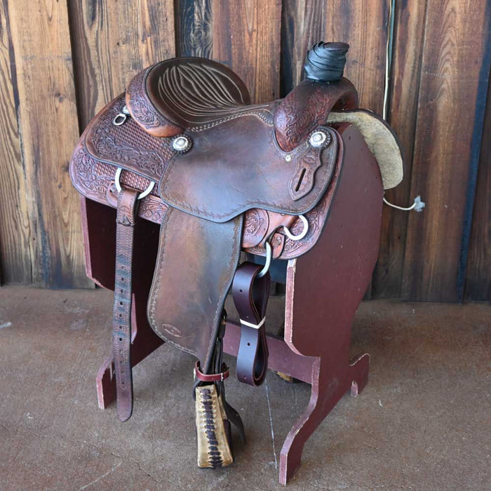 14.5" USED ALLEN RANCH SADDLE Saddles - Used Allen's Saddlery
