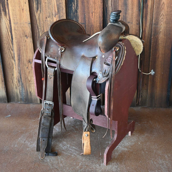 15" USED TRENT WARD RANCH SADDLE