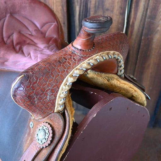 14.5" USED SHILOH BARREL SADDLE Saddles - Used Shiloh Saddlery