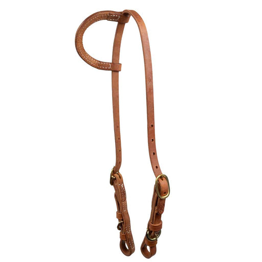 Teskey's One Ear Headstall w/Brass Buckles Tack - Headstalls Teskey's