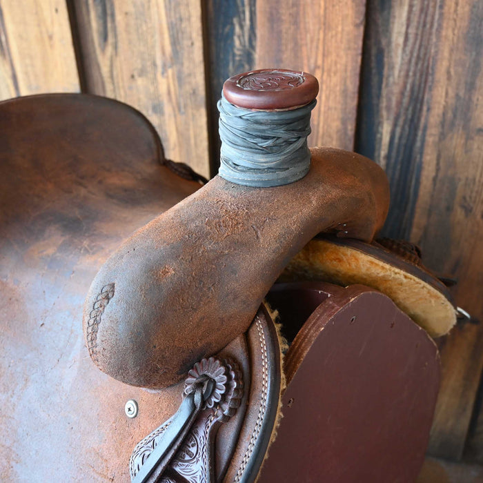 16" USED TESKEY'S RANCH SADDLE
