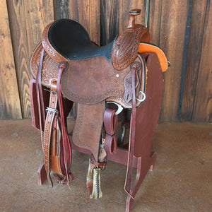 14.5" TESKEY'S PRO CUTTER RANCH CUTTER SADDLE Saddles - New Teskey's Saddlery