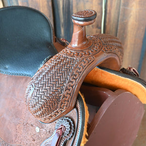14.5" TESKEY'S PRO CUTTER RANCH CUTTER SADDLE Saddles - New Teskey's Saddlery