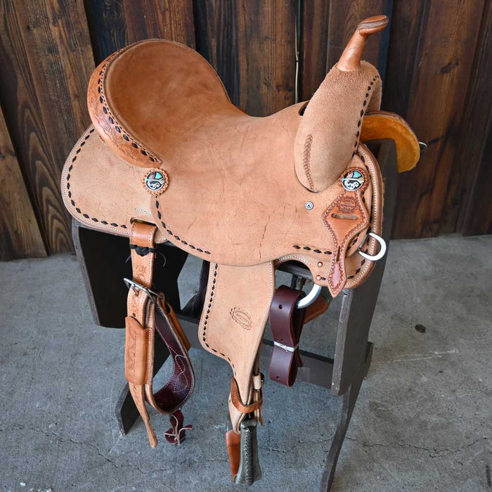 16" TESKEY'S BARREL SADDLE Saddles - New Teskey's Saddlery