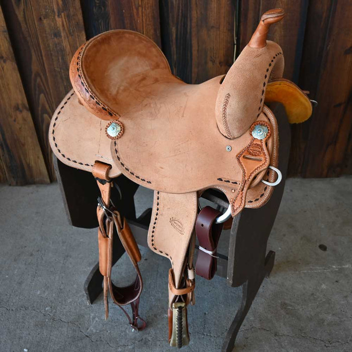 16.5" TESKEY'S BARREL SADDLE Saddles - New Teskey's Saddlery
