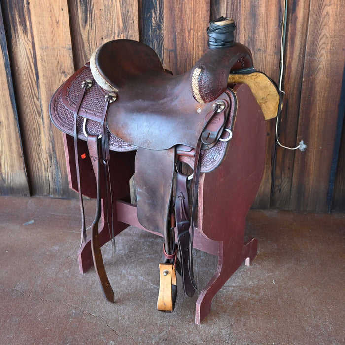 15.5" USED FORT WORTH RANCH SADDLE