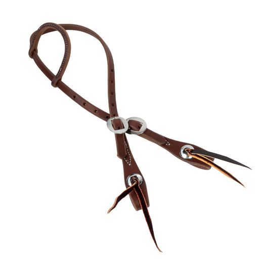 Teskey's One Ear Concho End Headstall Tack - Headstalls Teskey's Heavy Oil
