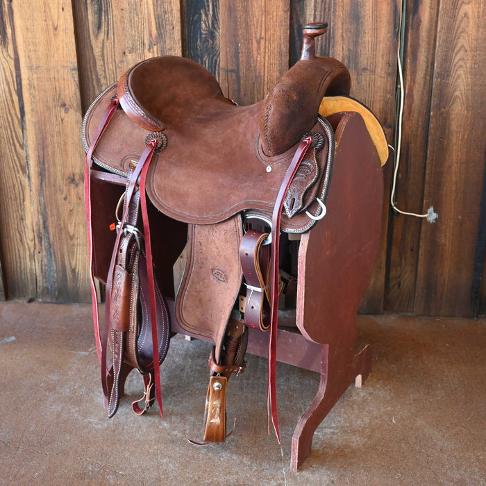 15" TESKEY'S PRO CUTTER RANCH CUTTER SADDLE
