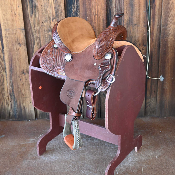 12" TESKEY'S YOUTH BARREL SADDLE