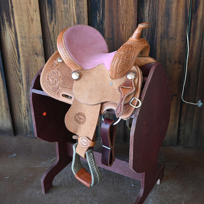 12" TESKEY'S YOUTH BARREL SADDLE