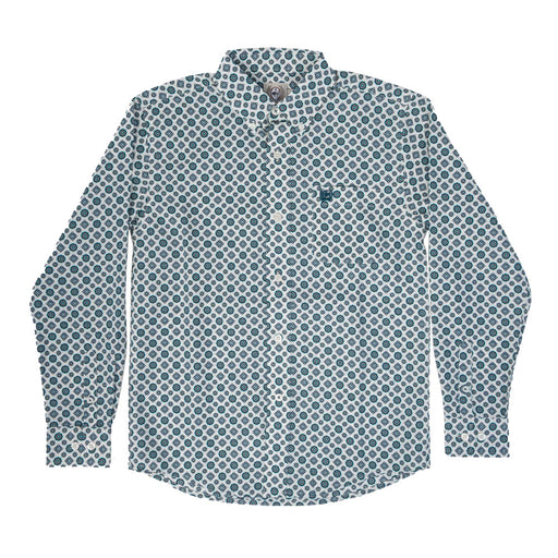 Cinch Boy's Geo Print Button Down Shirt KIDS - Boys - Clothing - Shirts - Long Sleeve Shirts Cinch