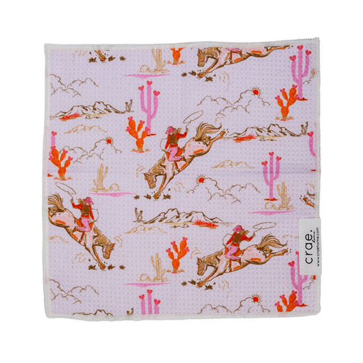 Double-Sided Washcloth - Lasso Cream HOME & GIFTS - Tabletop + Kitchen - Kitchen Decor Crae Home