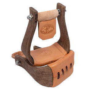 Nettles 3" Chisholm Flat Bottom Stirrup