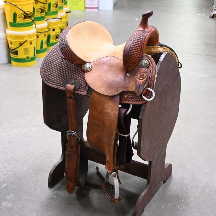 13" USED COATS BARREL SADDLE Saddles - Used Coats Saddlery