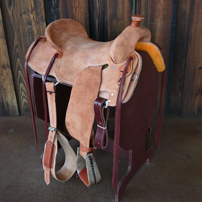 17" TESKEY'S STRIP DOWN RANCH SADDLE Saddles - New Teskey's Saddlery