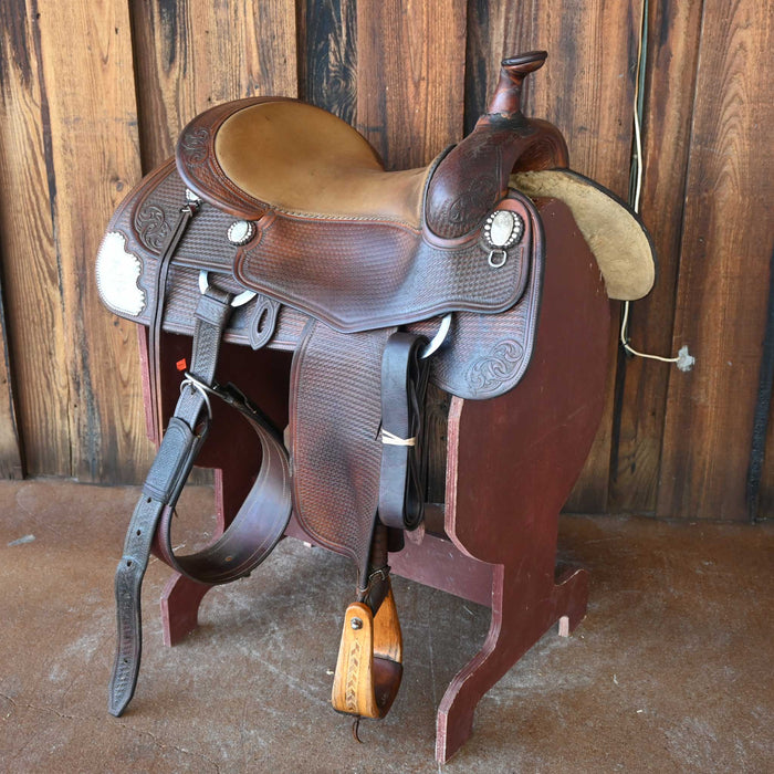 15.5" USED DONN LESON REINING SADDLE