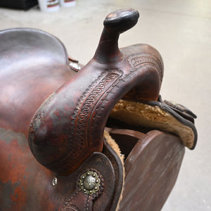 16" USED TODD JEYS CUTTING SADDLE Saddles - Used Todd Jeys