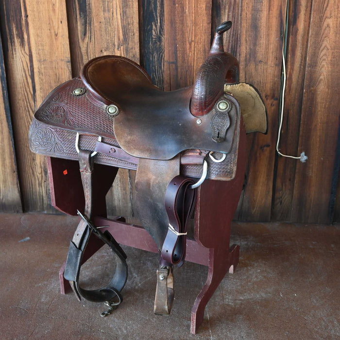 16.5" USED M.L. LEDDY CUTTING SADDLE