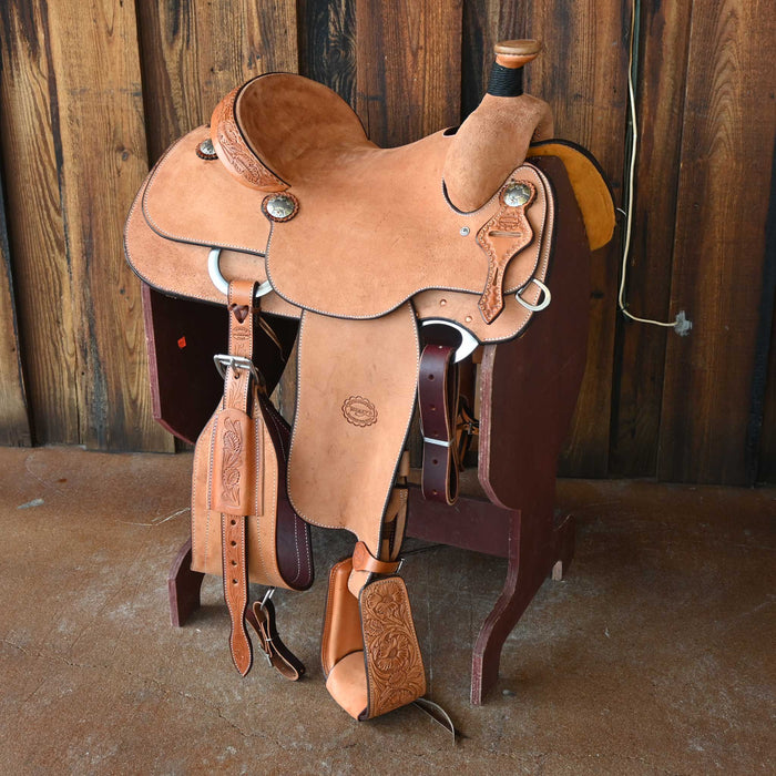 14.5" TESKEY'S TEAM ROPING SADDLE