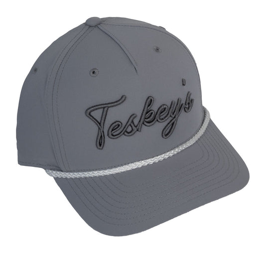 Teskey's Script 3D Cap - Light Grey/White Rope TESKEY'S GEAR - Baseball Caps Teskey's
