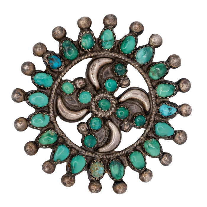 Peyote Bird Vintage Zuni 2" Pin WOMEN - Accessories - Jewelry - Pins & Pendants Peyote Bird Designs
