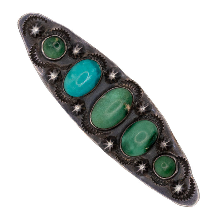 Peyote Bird Vintage Kingman Navajo Pin WOMEN - Accessories - Jewelry - Pins & Pendants Peyote Bird Designs