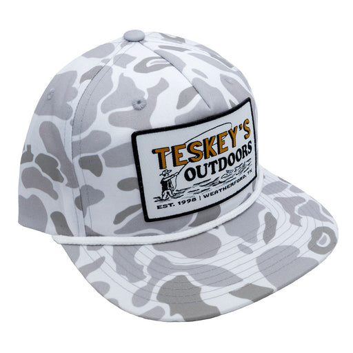 Teskey's Outdoors Fly Fishing Cap - Blizzard Duck Camo TESKEY'S GEAR - Baseball Caps Teskey's