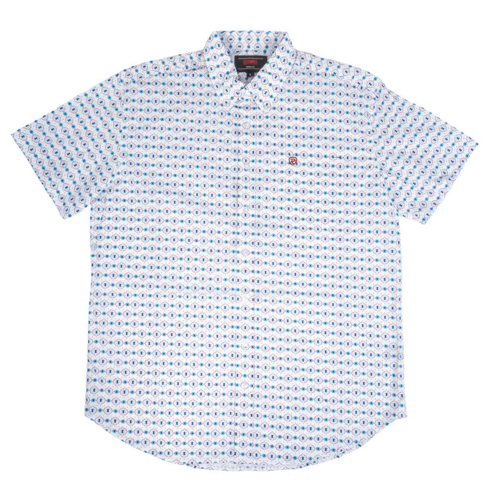 Rock & Roll Denim Men's Aztec Print Button Shirt MEN - Clothing - Shirts - Short Sleeve Panhandle