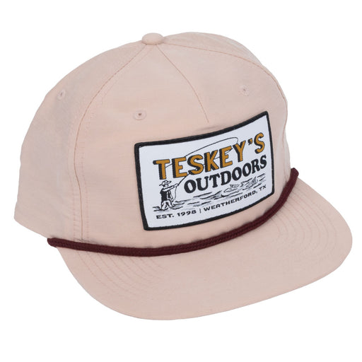 Teskey's Outdoors Fly Fishing Umpqua Cap - Pale Peach TESKEY'S GEAR - Baseball Caps Teskey's