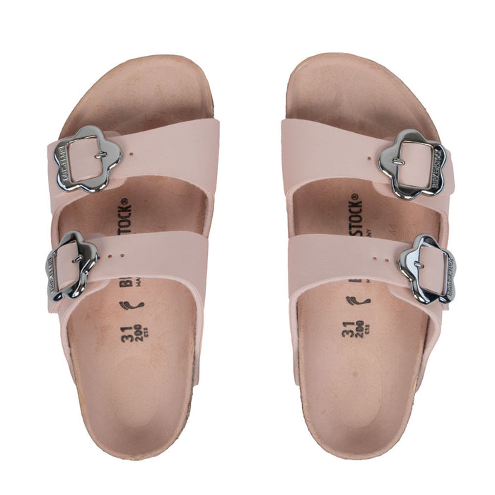 Birkenstock Kid's Arizona Flower Buckle - Birko-Flor Rose KIDS - Footwear - Casual Shoes Birkenstock