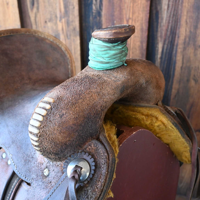 13.5" USED HEART OF TEXAS RANCH SADDLE