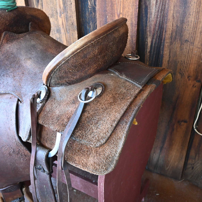 13.5" USED HEART OF TEXAS RANCH SADDLE