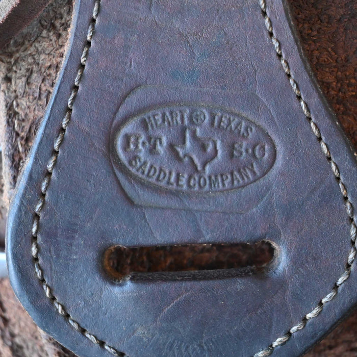 13.5" USED HEART OF TEXAS RANCH SADDLE