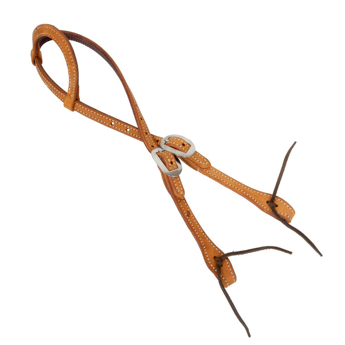 Teskey's Gold Dbl-N-Stitched One Ear Headstall Tack - Headstalls Teskey's