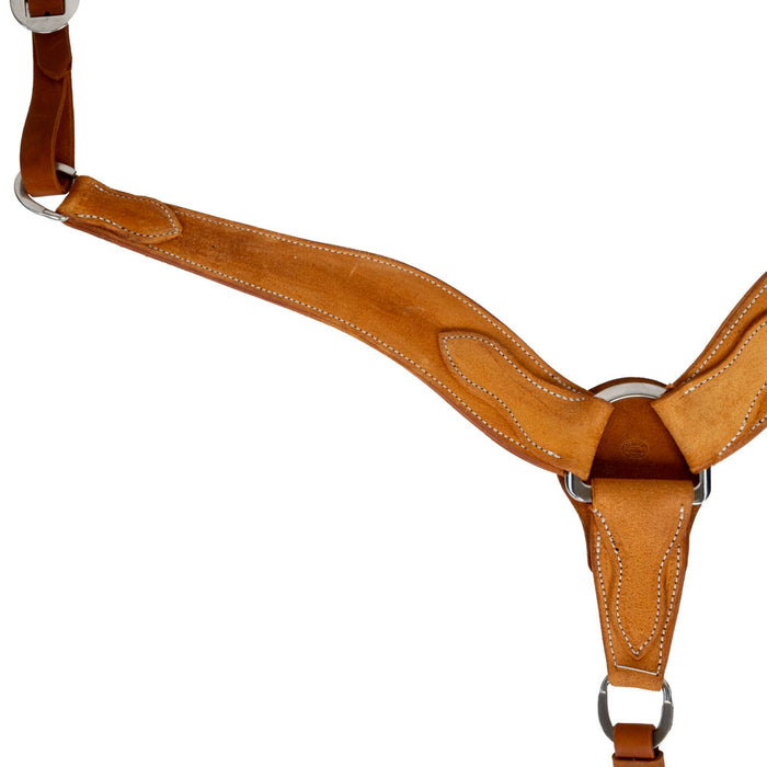 Teskey's Gold Roughout Breastcollar Tack - Breast Collars Teskey's