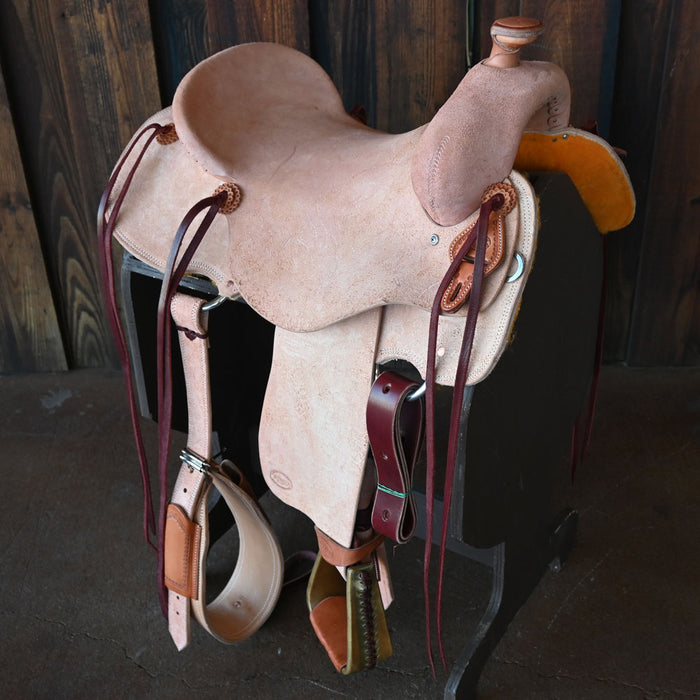 16" TESKEY'S STRIP DOWN RANCH SADDLE Saddles - New Teskey's Saddlery
