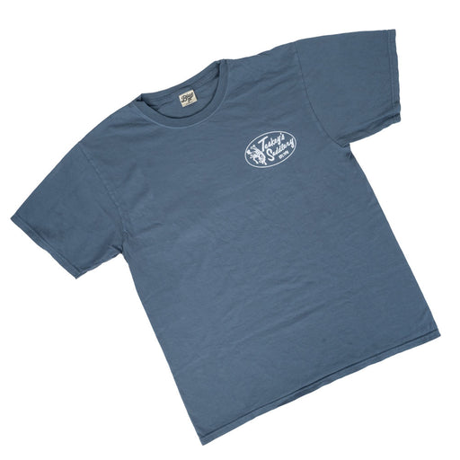 Teskey's Saddlery Retro Oval Tee - Baltic TESKEY'S GEAR - SS T-Shirts Teskey's