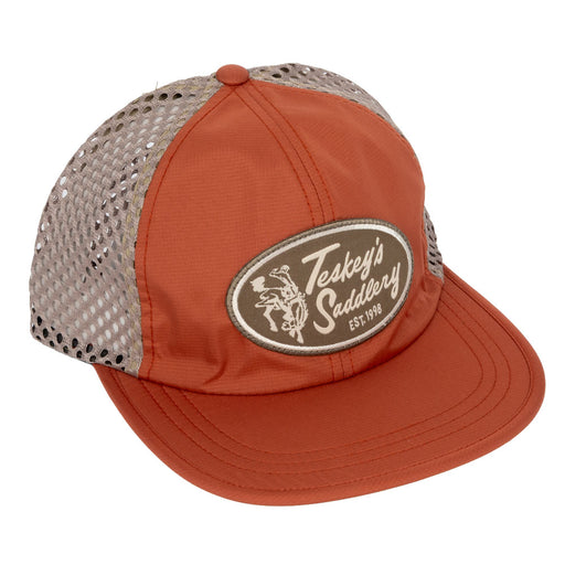 Teskey's Saddlery Retro Cap - Texas Orange/Khaki TESKEY'S GEAR - Baseball Caps Teskey's
