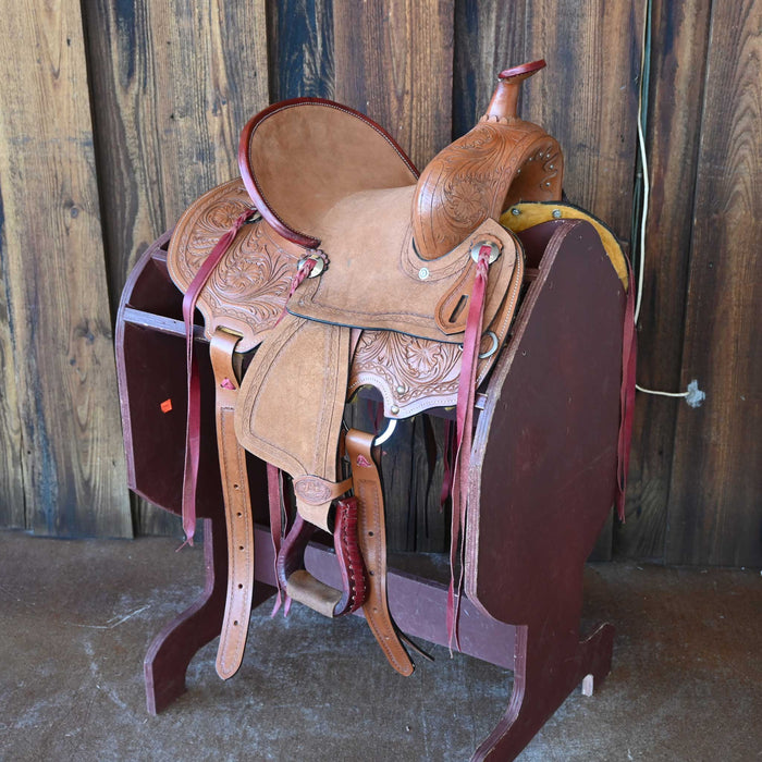 12" USED CHISHOLM TRAIL BARREL SADDLE