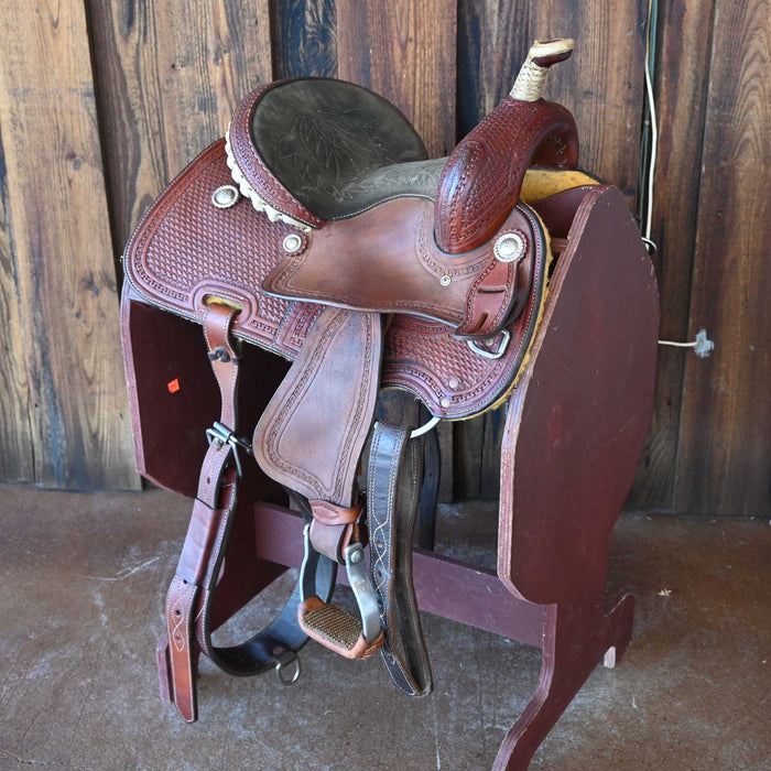 12" USED CORRIENTE BARREL SADDLE
