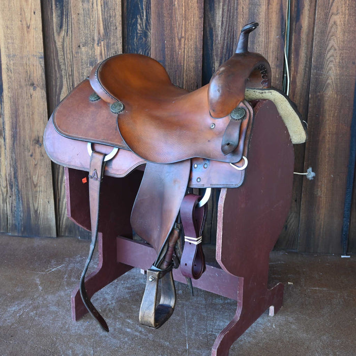 16.5" USED ROO HIDE CUTTING SADDLE
