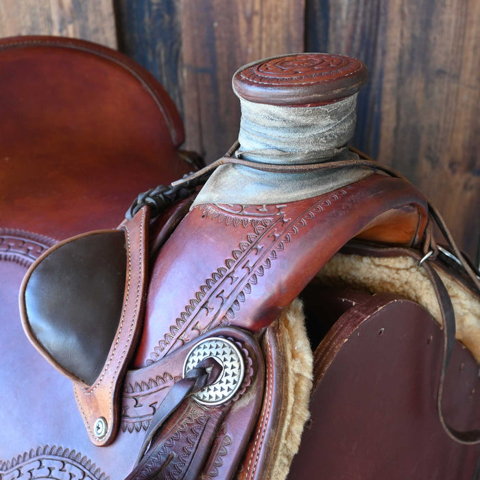 14.5" USED SAM COBLE WADE SADDLE