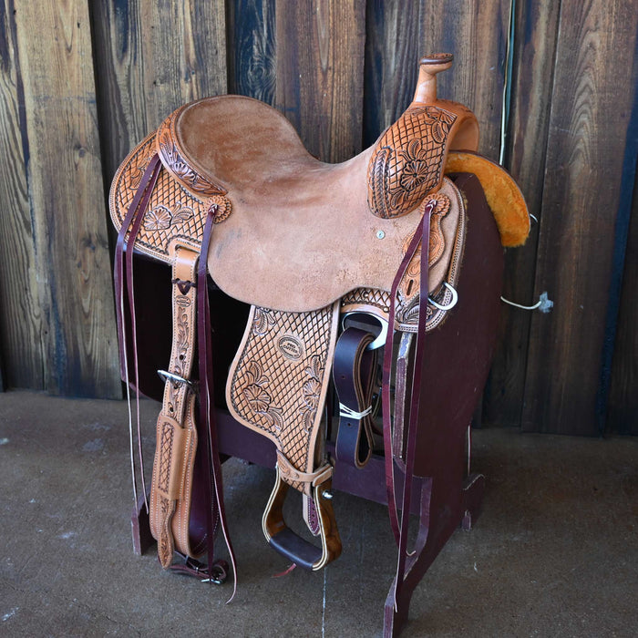 16" TESKEY'S PRO CUTTER RANCH CUTTER SADDLE Saddles - New Teskey's Saddlery