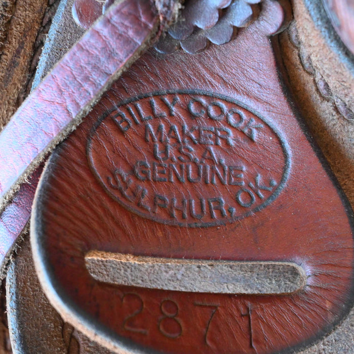 14.5" USED BILLY COOK RANCH SADDLE